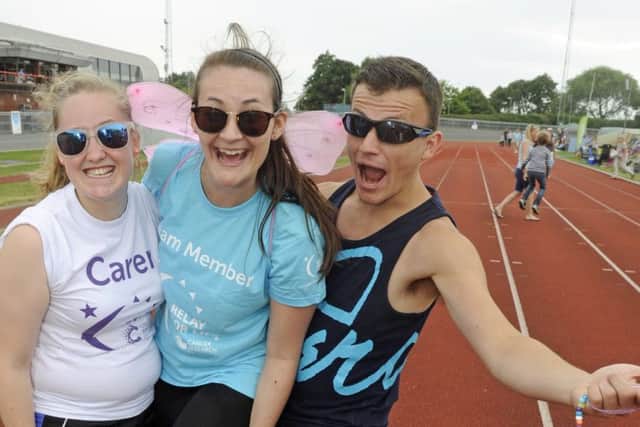 Carly Higgs, Sarah Howe and Lewis O'Brennan from Gospor