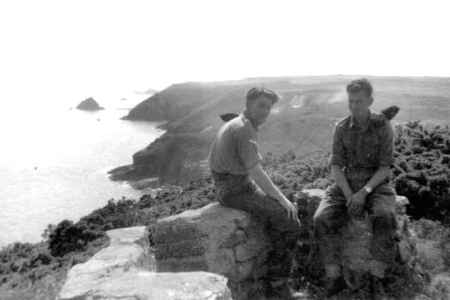 A former German machine gun post on Alderney, left as a tourist attraction.