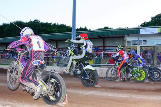 Action from the match. Picture: Ian Groves