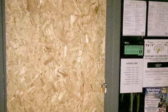 Cinnamon Cafe in Winter Road, Southsea, was broken into at 1.30am on July 18.