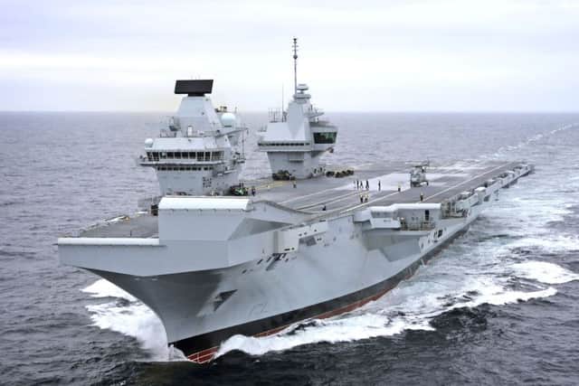 The new Queen Elizabeth Carrier - but what emoji would you give it? Picture: Crown Copyright