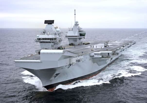 The new Queen Elizabeth Carrier - but what emoji would you give it? Picture: Crown Copyright