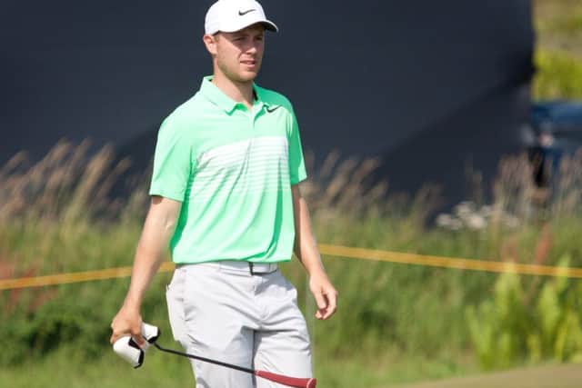 Harry Ellis during practice at Royal Birkdale. Picture: Andrew Griffin