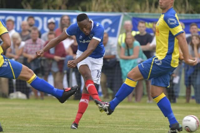 Nicke Kabamba enjoyed his night on the Isle of Wight Picture: Neil Marshall