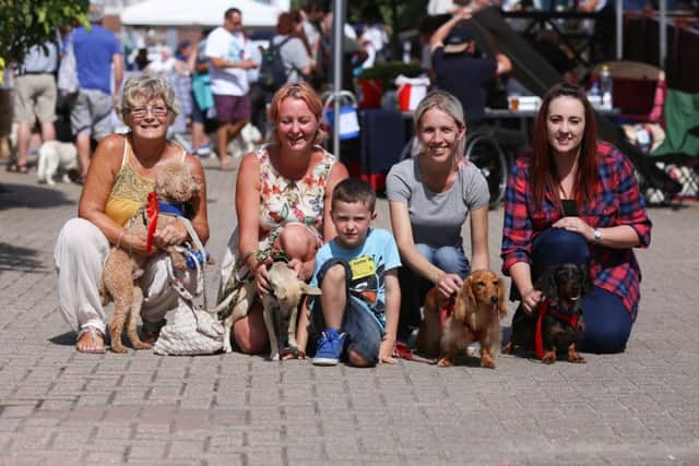 The winners of the dog classes are Toni Edwards, Gorgie Holland, Lennie Holland, six, Nichola Drake and Kelly Fisher with, Charlie, Coco, Darcy and Oscar