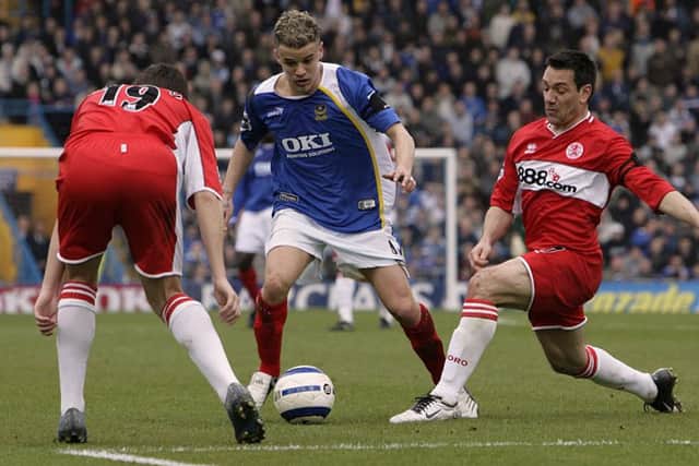 Andres D'Alessandro in action for Pompey