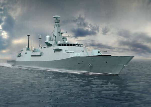 The new City-class of frigates will be key in guarding the Royal Navy's two aircraft carriers.    IMAGE: BAE Systems/PA Wire