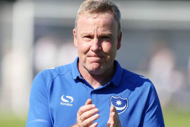 Pompey boss Kenny Jackett Picture: Joe Pepler