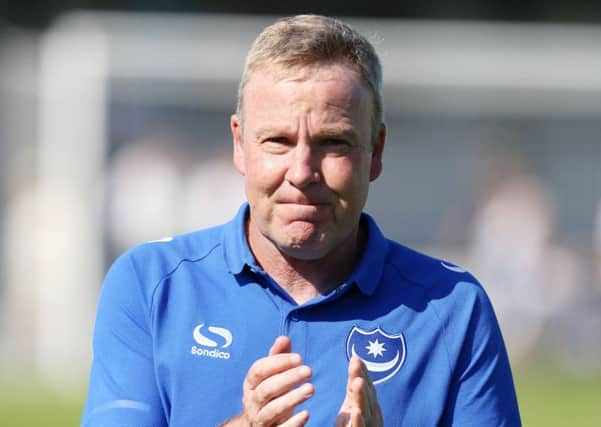 Pompey boss Kenny Jackett Picture: Joe Pepler