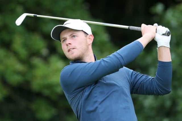 Harry Ellis in action at the Open