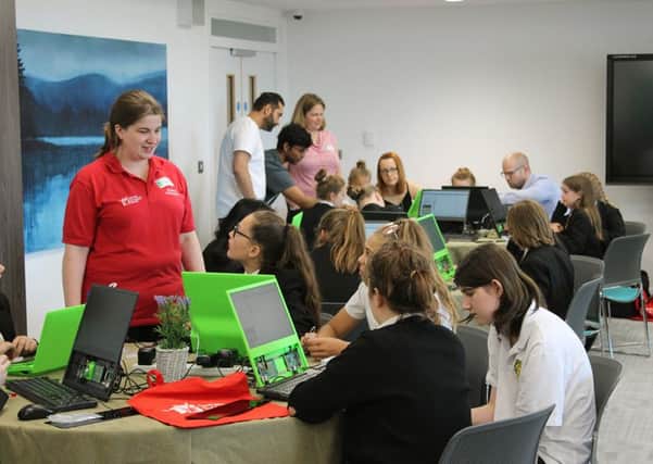 Solent University is working with local schools to encourage careers for women in IT