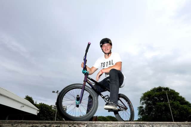 BMX rider  Oakley Way, 17, from Portsmouth