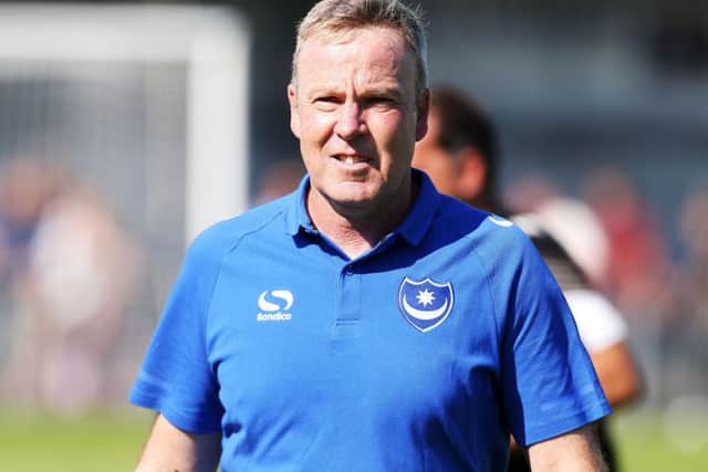 Pompey boss Kenny Jackett Picture: Joe Pepler