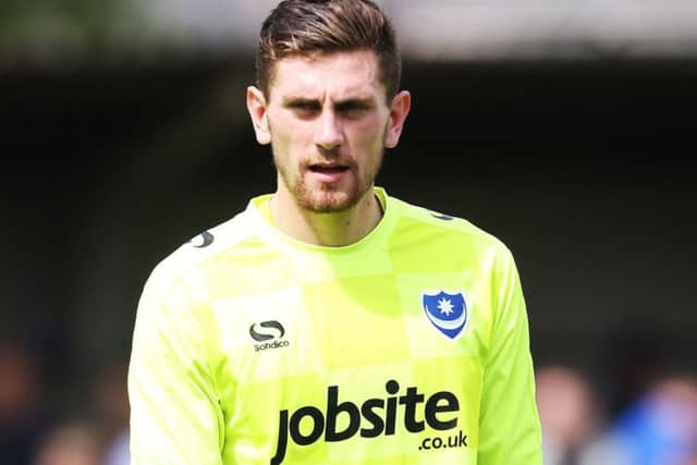 New Pompey keeper Luke McGee Picture: Joe Pepler