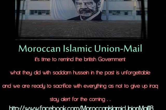 A website run by Hampshire County Council was defaced to show this message.
