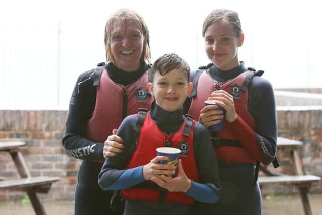 Katrina O'Shea with Niamh, 13, and William, 11Picture: Habibur Rahman (170912-33)