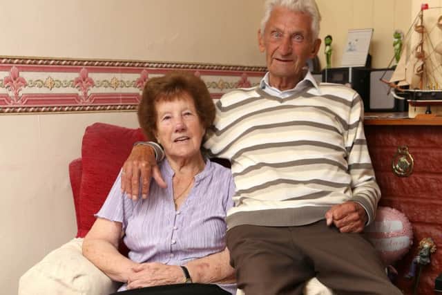Cynthia and Alan Lock at home in Holybourne Road, Havant. PICTURE: Habibur Rahman (170906)