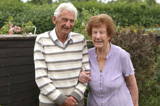 Alan and Cynthia take a lot of pride in their garden at home in Havant. PICTURE: Habibur Rahman (170906)