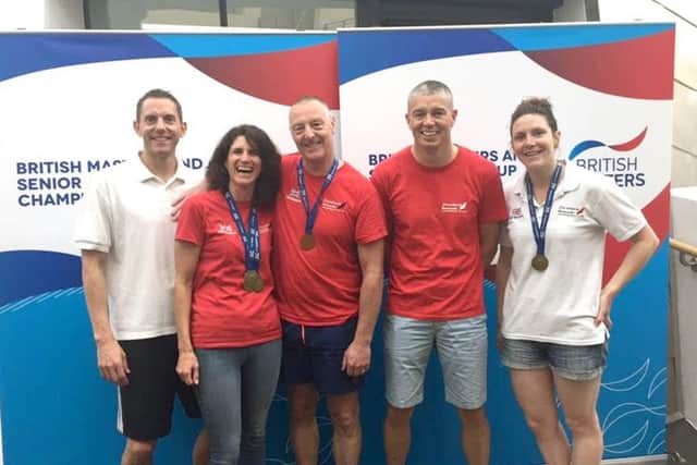 From left to right: Martin Bennell, Jo Corben, Tony Corben, Andy Green and Noemie Plumridge
