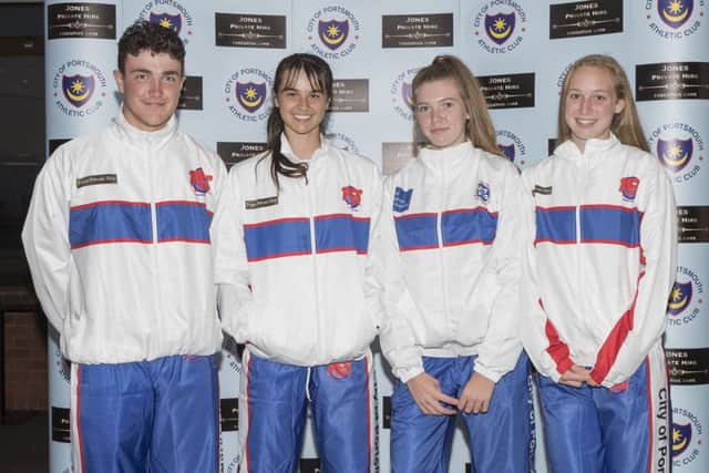 Kameron Duxbury, Serena Vincent, Maddie Wilton and Hollie Thurgood. Picture: Paul Smith