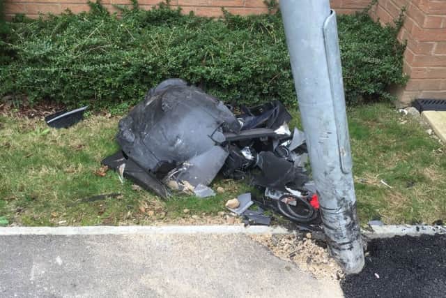 Damage caused to cars in Tudor Crescent, Cosham, Portsmouth, on the morning of Thursday, January 26, 2017Picture: Isobella Ash and Andre Harrison-Fisher PPP-170126-174642001