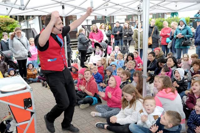 Silly Scott entertains at the Port Solent half term kids club.Please credit: Paul Jacobs/pictureexclusive.com