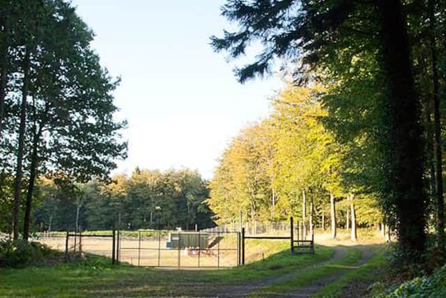The site in South Downs National Park