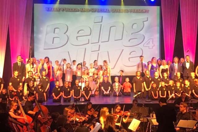 Performers on stage at Ferneham Hall for the Being Alive charity talent show Picture: Kelly Fuller