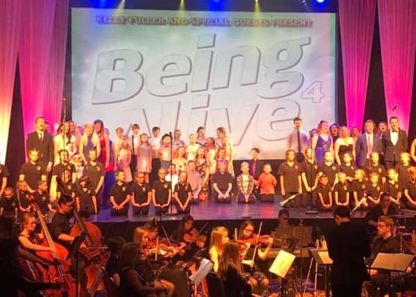 Performers on stage at Ferneham Hall for the Being Alive charity talent show  Picture: Kelly Fuller