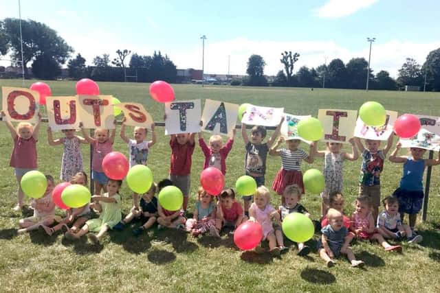 Youngsters at Turtles Day Nursery