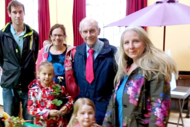Brian Kidd with people at the show