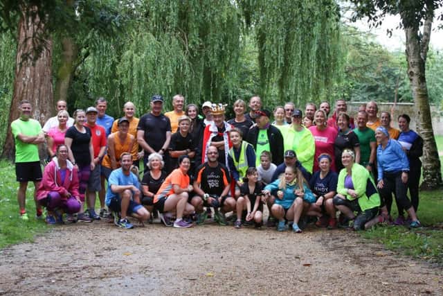 It was a celebration time at Havant parkrun. Picture: Habibur Rahman (170909-35)