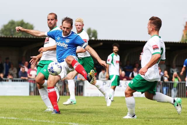 Brett Pitman is co-second favourite to finish as League One's top goalscoer. Picture: Joe Pepler