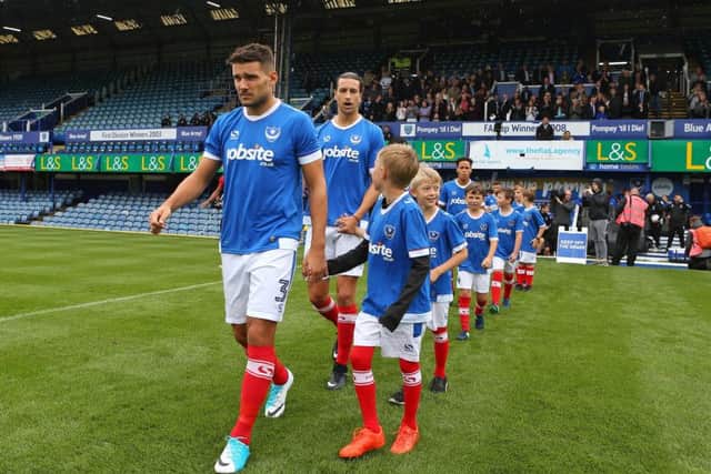 Pompey's Gareth Evans. Picture: Shaun Boggust