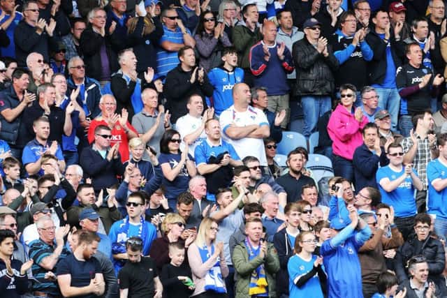 Pompey fans will be backing their team in force again. Picture: Joe Pepler