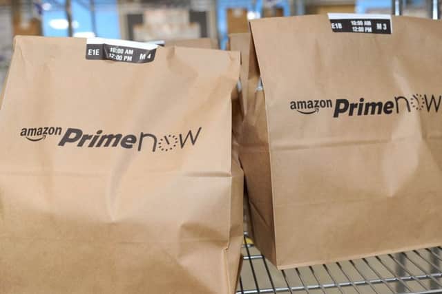 Amazon Prime Now bags