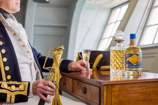 The 57 per cent proof HMS Victory  Navy Strength gin by Isle of Wight Distillery