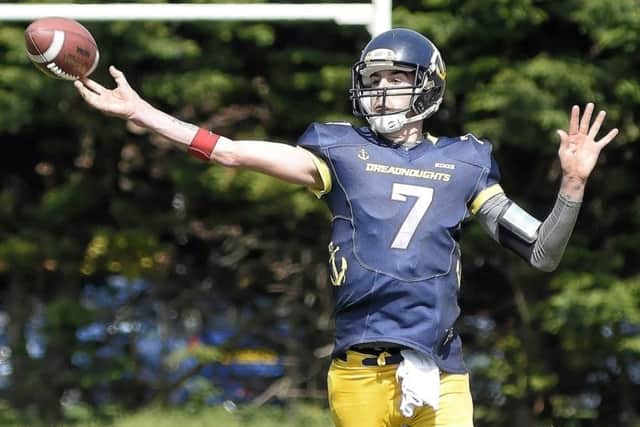 Portsmouth Dreadnoughts quarterback Stu Rees. Picture: Neil Marshall (170305-1)