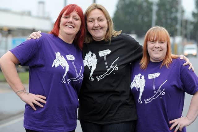 From left, Pauline Jenkins, Sue Jenkins and Tracey Routh Picture: Sarah Standing (161713-5023)