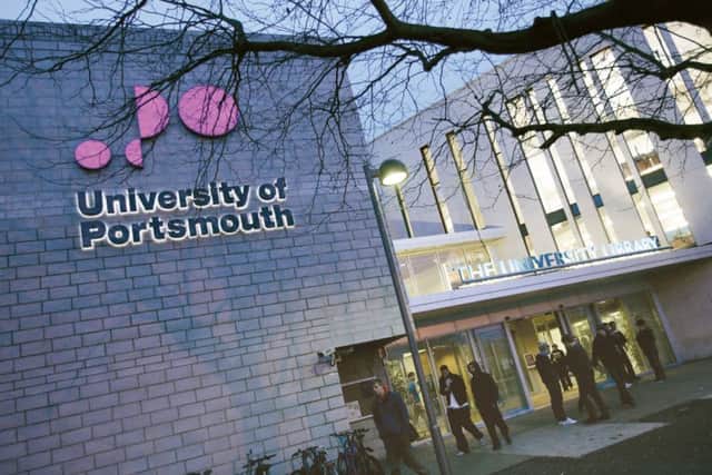 The University of Portsmouth's library