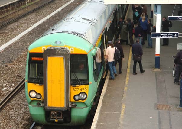 A file photo of a Southern Train at Havant station