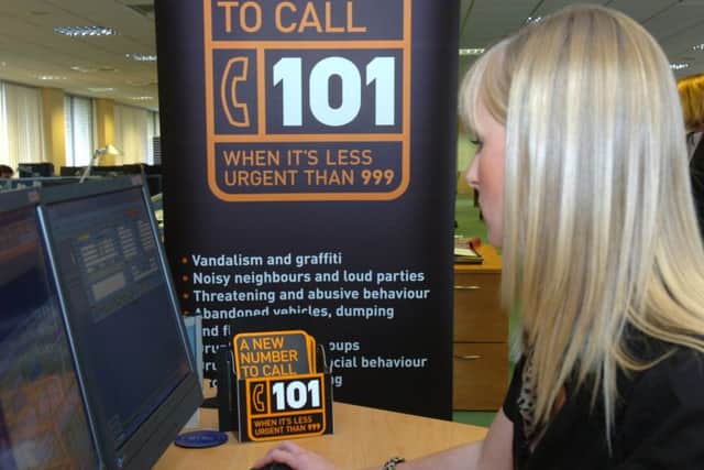 Police said they are getting more 999 and 101 calls