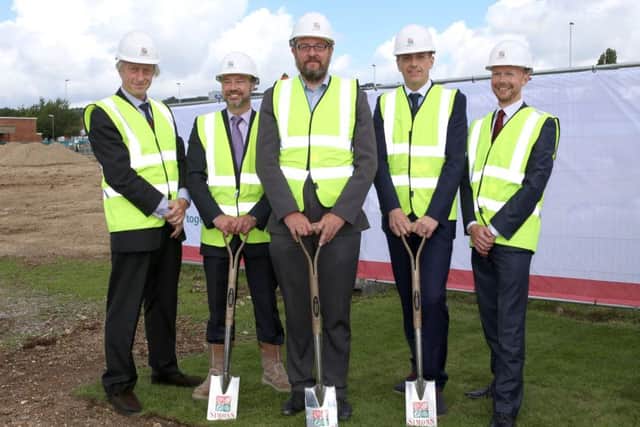 From left, Philip Hodgkinson and Martin Burge from Simons, Luke Stubbs, James Hill and Tom Southall from Portsmouth City Council.
Photography by Habibur Rahman (170975-64)