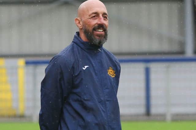 Moneyfields coach Mick Catlin. Picture: Habibur Rahman