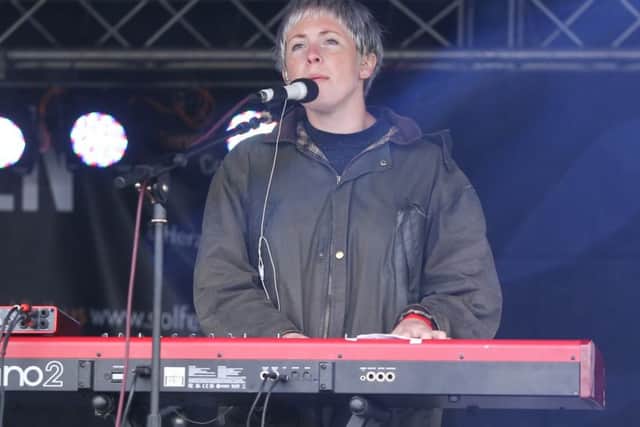 Jazz Morely on stage