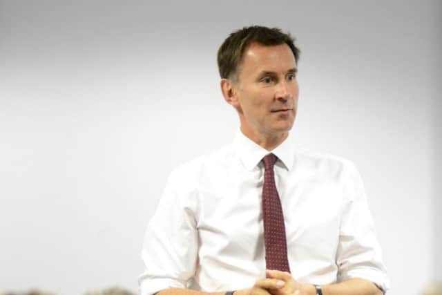 Health secretary Jeremy Hunt. Picture: Portsmouth Hospitals NHS Trust