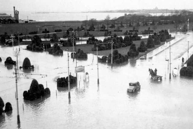 With the news that the city council might build a wall to protect us from the sea, this photograph of Southsea might prove the point .											                                    Picture: costen.co.uk