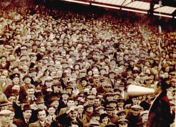 When Pompey had gates of 35,000 to 40,000. I wonder if the man with the megaphone is singing the Pompey Chimes?.