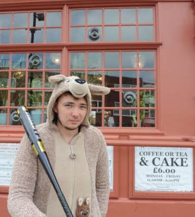 Jack Preston (23) from Old Portsmouth, was forced to defend his family business from a drugged-up intruder.
Picture: Sarah Standing (170964-5721)