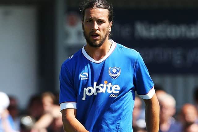 Pompey defender Christian Burgess